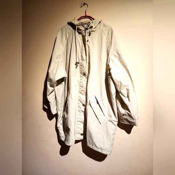 Jackets & Blazers - Pacific Trail Outdoor Wear Women’s Full Zip Hood Jacket Creme Front Pockets